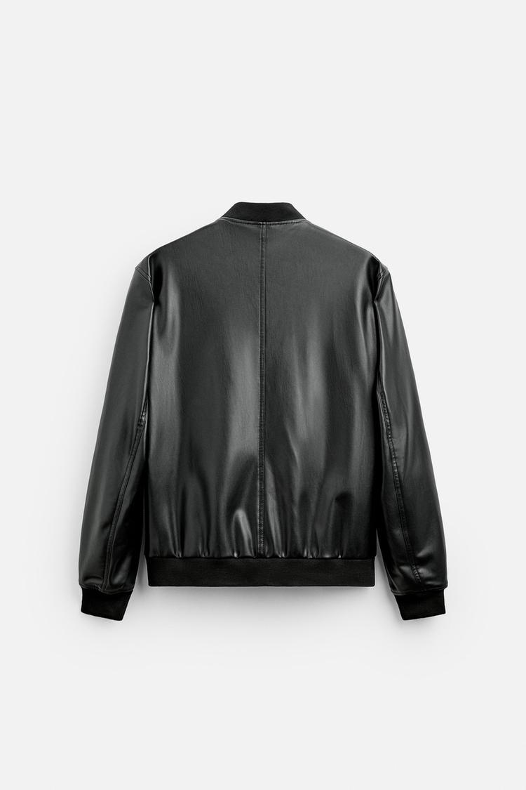 JAQUETA BOMBER DE POLIURETANO