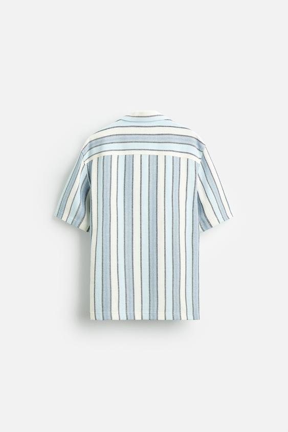 CAMISA COM TEXTURA LISTRADA