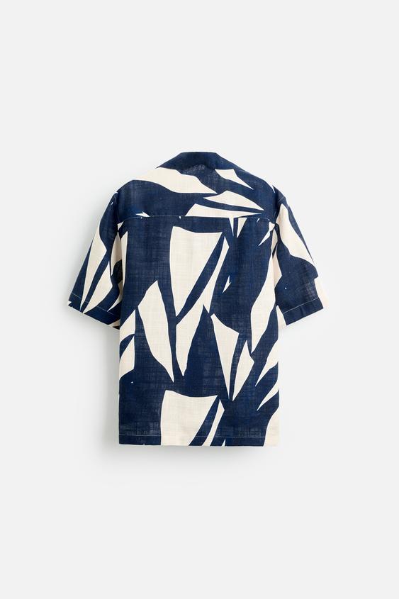 CAMISA COM ESTAMPA ABSTRACTA
