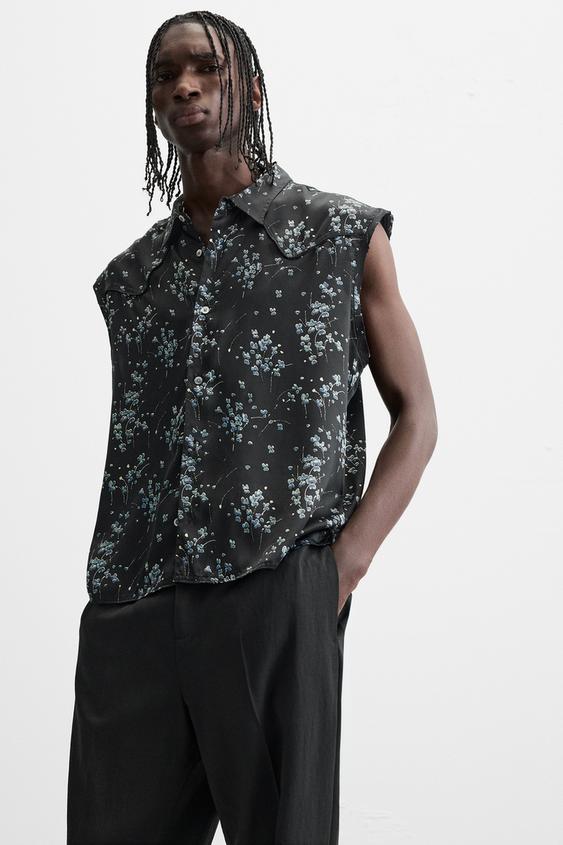 CAMISA COM ESTAMPADO FLORAL LIMITED EDITION