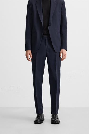 CALÇA DE TERNO COM TEXTURA