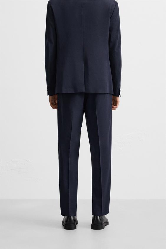 CALÇA DE TERNO COM TEXTURA