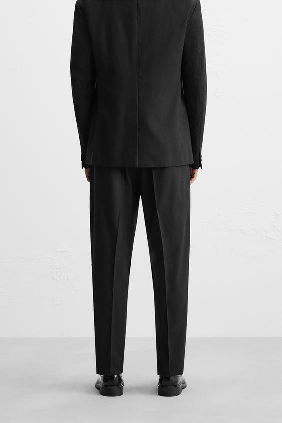 CALÇA DE TERNO COM TEXTURA