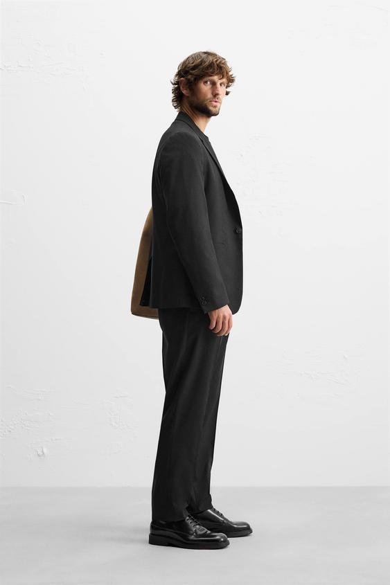 CALÇA DE TERNO COM TEXTURA