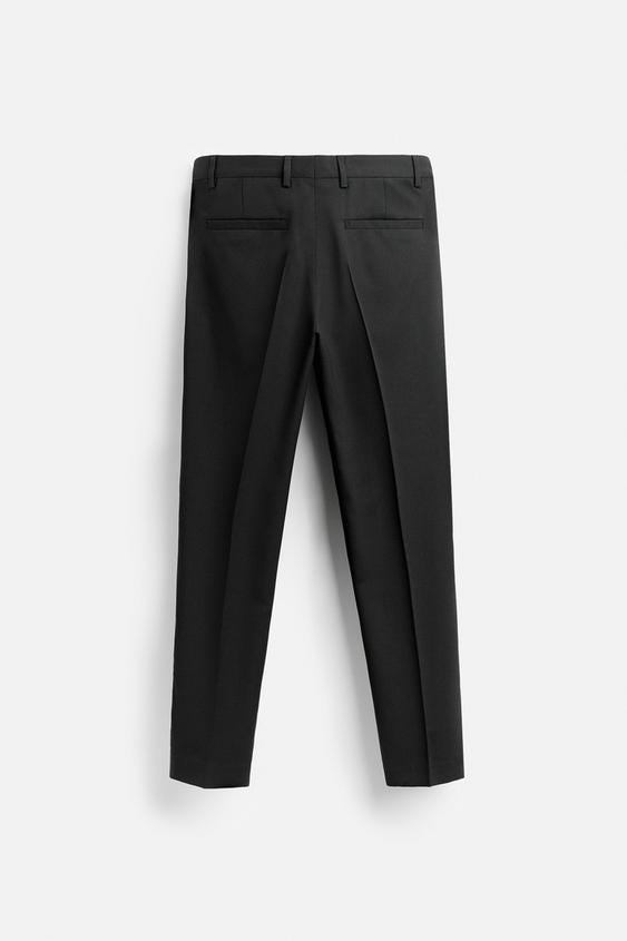 CALÇA DE TERNO COM TEXTURA