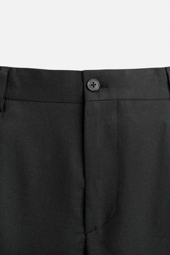 CALÇA DE TERNO COM TEXTURA
