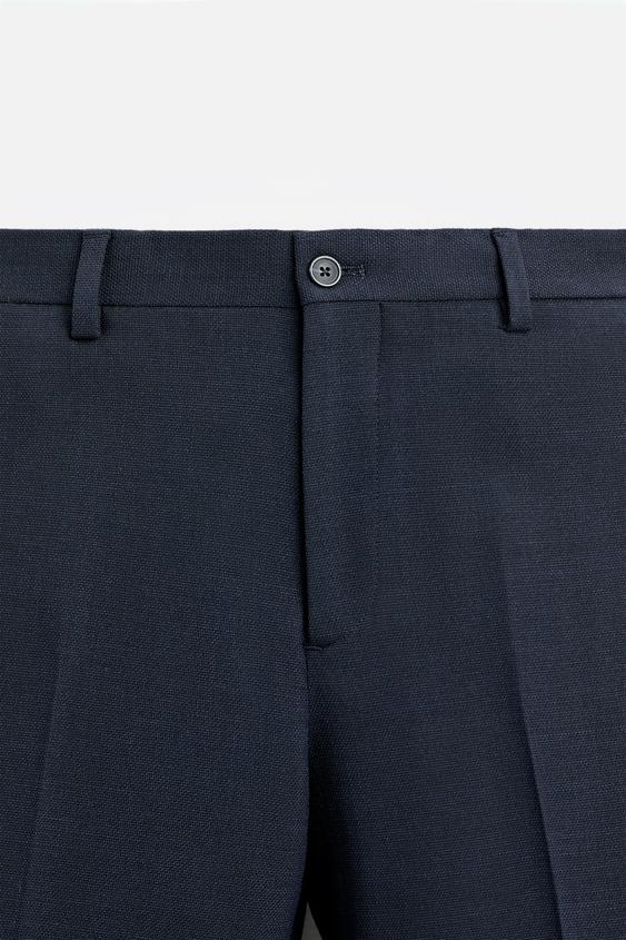 CALÇA DE TERNO COM TEXTURA