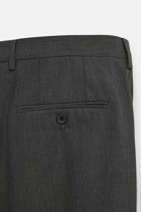 CALÇA DE TRAJE XADREZ