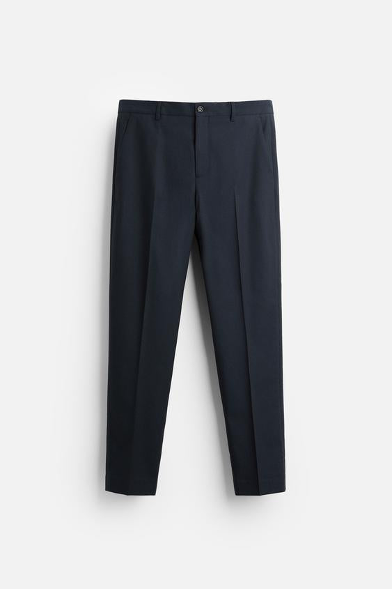 CALÇA DE TERNO COM TEXTURA