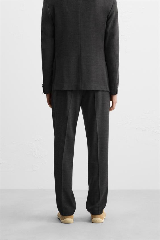 CALÇA DE TERNO COM TEXTURA