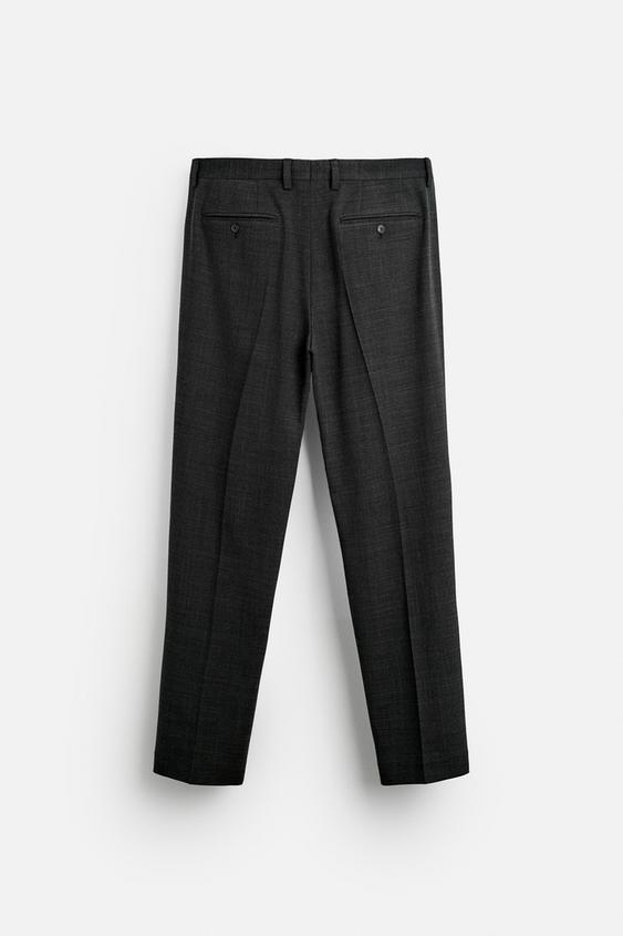 CALÇA DE TERNO COM TEXTURA