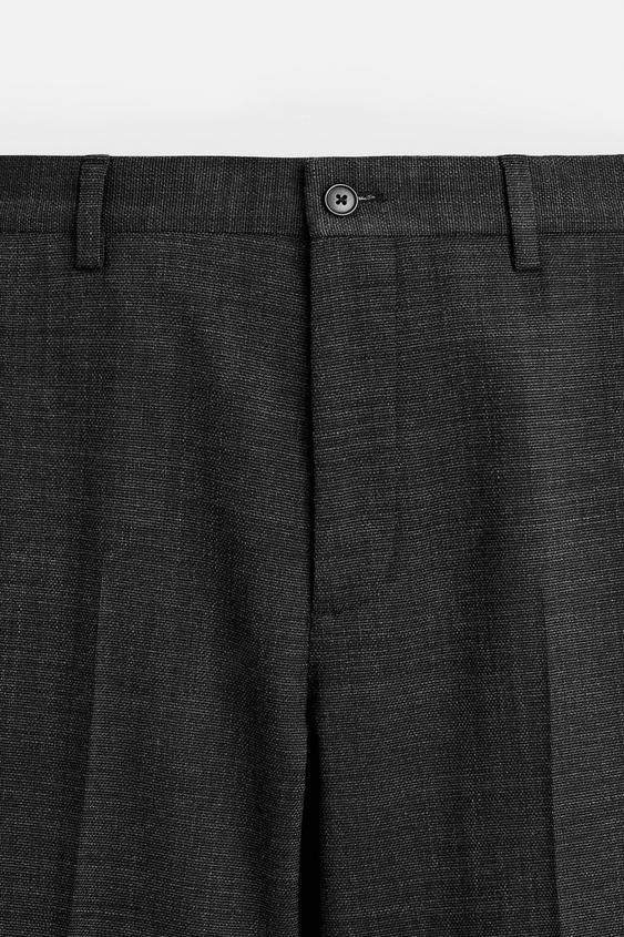 CALÇA DE TERNO COM TEXTURA