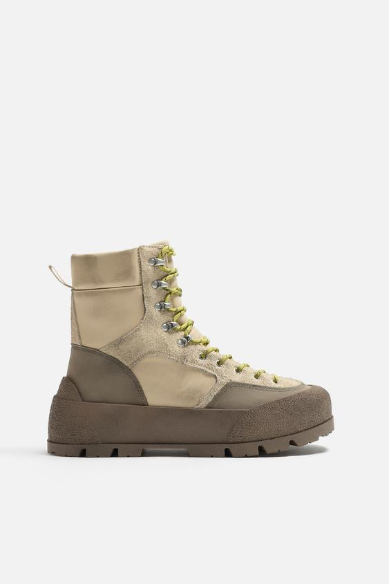 TÊNIS BOTA DE COURO