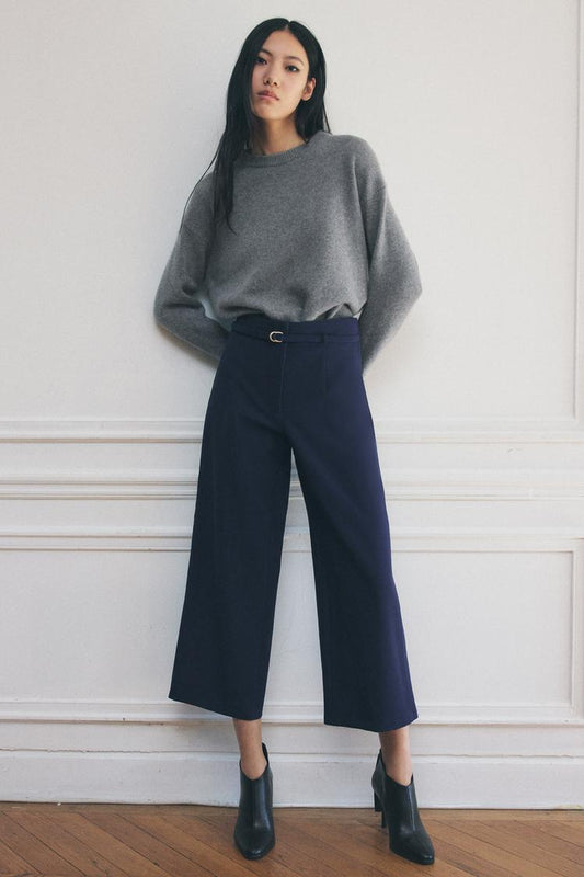 CALÇA CULOTTE COM CINTO ZW COLLECTION