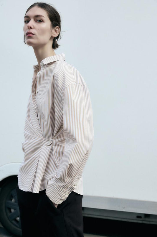 CAMISA LISTRADA CRUZADA