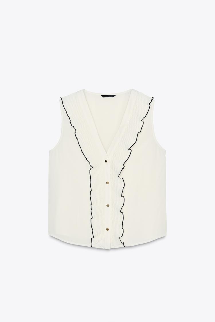 CAMISA COM BABADOS