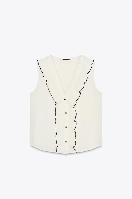 CAMISA COM BABADOS