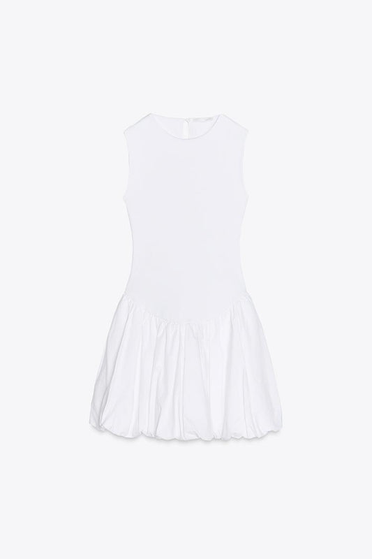 VESTIDO COMBINADO INTERLOCK