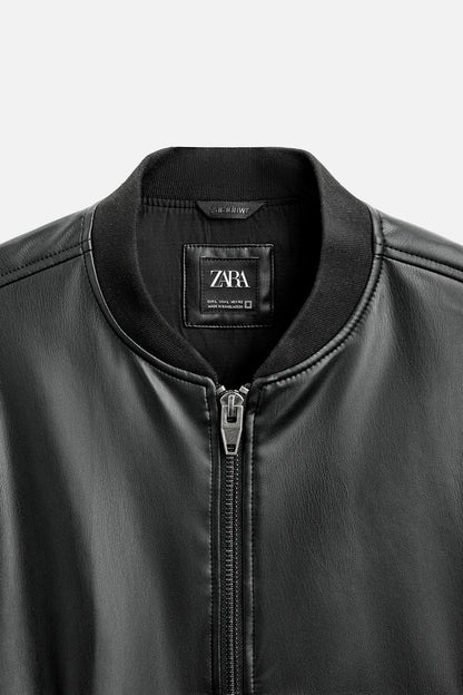 JAQUETA BOMBER DE POLIURETANO