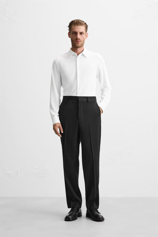 CAMISA ELÁSTICA COM TEXTURA