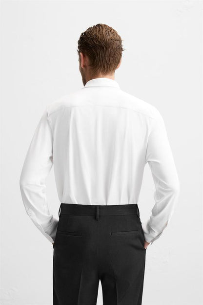 CAMISA ELÁSTICA COM TEXTURA