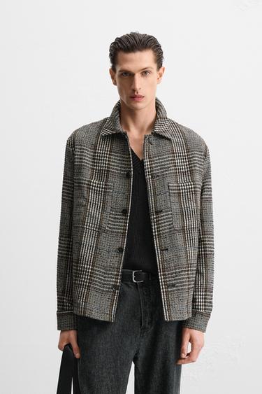 CAMISA AMPLA COM ESTRUTURA XADREZ