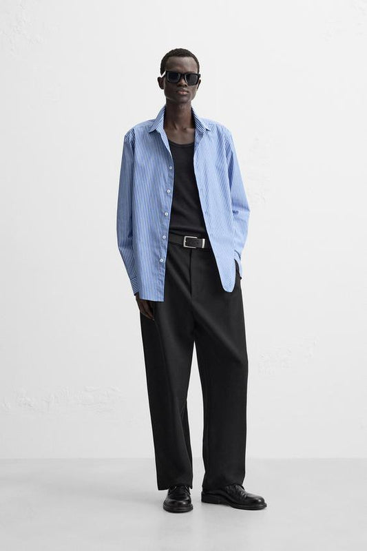 CAMISA COM TEXTURA LISTRADA