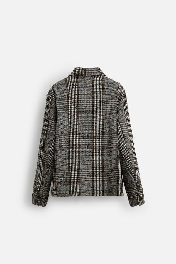 CAMISA AMPLA COM ESTRUTURA XADREZ