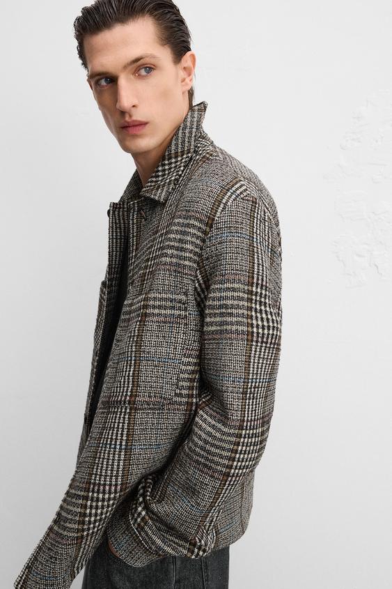 CAMISA AMPLA COM ESTRUTURA XADREZ