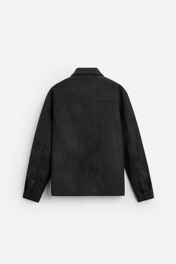 CAMISA LARGA COM EFEITO CAMURÇA