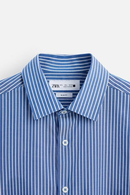 CAMISA COM TEXTURA LISTRADA