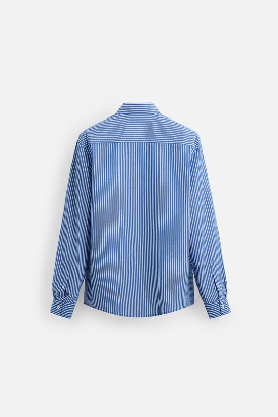 CAMISA COM TEXTURA LISTRADA