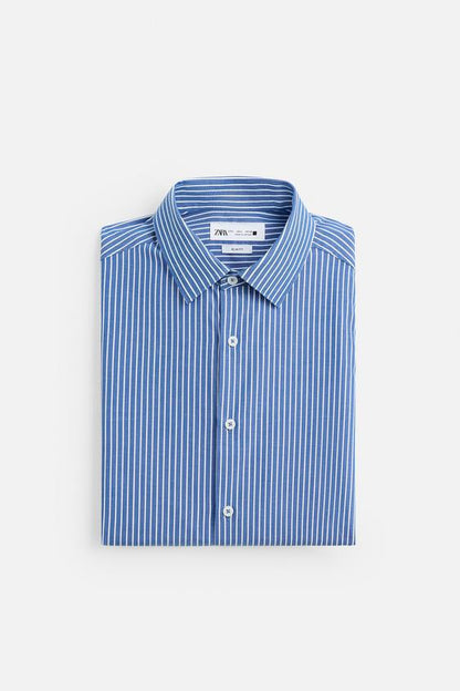 CAMISA COM TEXTURA LISTRADA