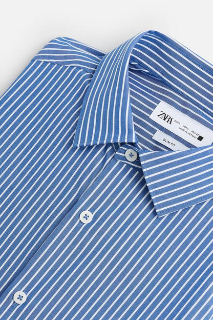 CAMISA COM TEXTURA LISTRADA