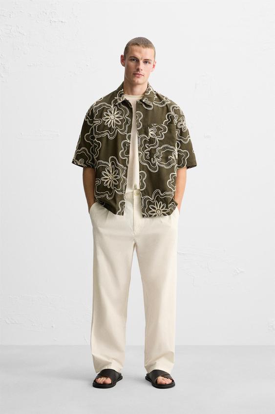 CAMISA COM ESTAMPA FLORAL