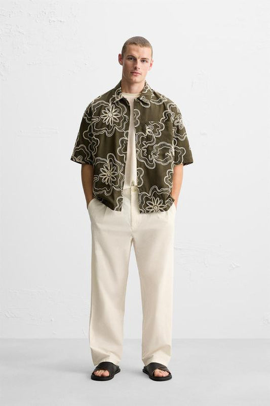 CAMISA COM ESTAMPA FLORAL