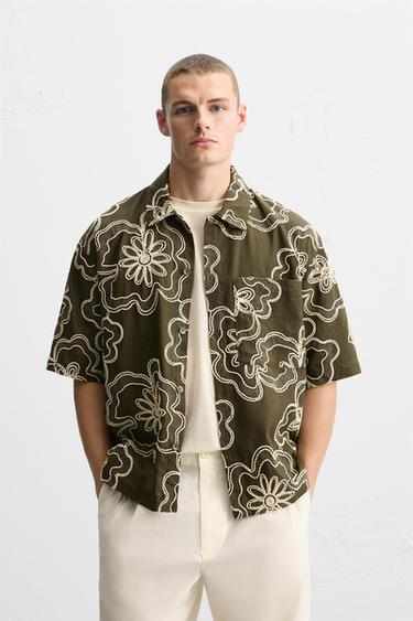 CAMISA COM ESTAMPA FLORAL