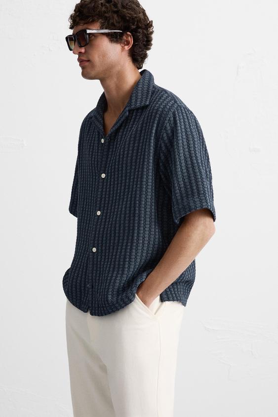 CAMISA COM TEXTURA