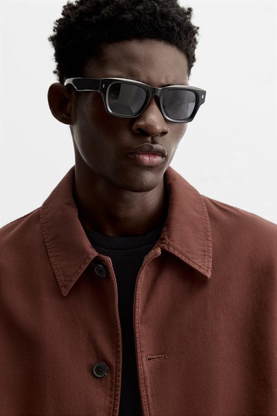 CAMISA LARGA COM TEXTURA TWILL