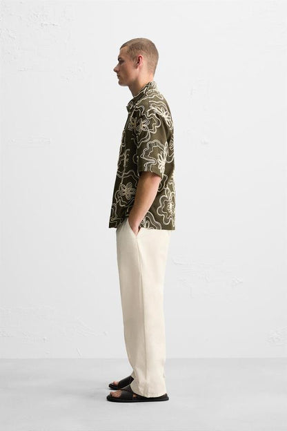 CAMISA COM ESTAMPA FLORAL