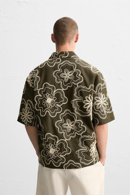 CAMISA COM ESTAMPA FLORAL
