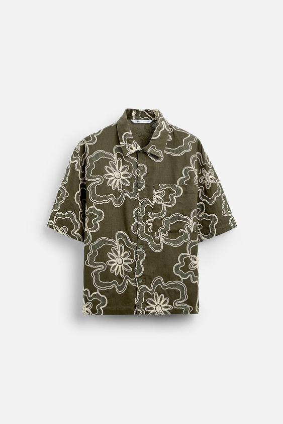 CAMISA COM ESTAMPA FLORAL