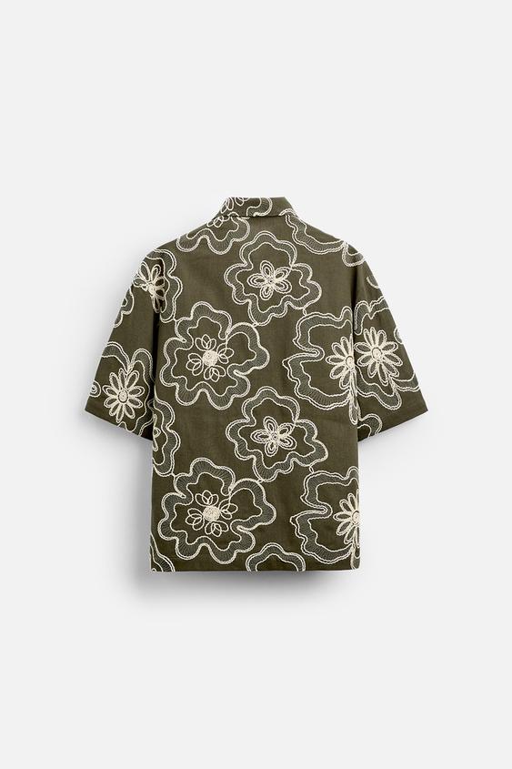 CAMISA COM ESTAMPA FLORAL