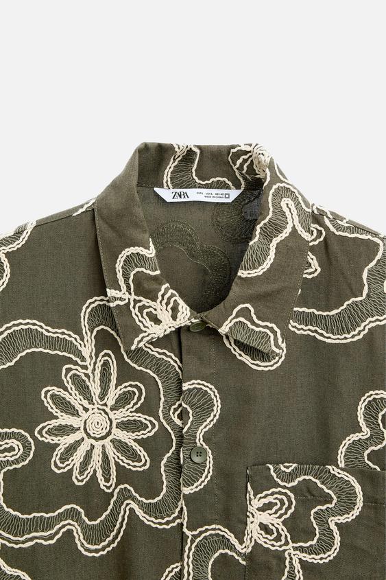 CAMISA COM ESTAMPA FLORAL
