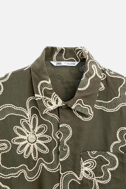 CAMISA COM ESTAMPA FLORAL