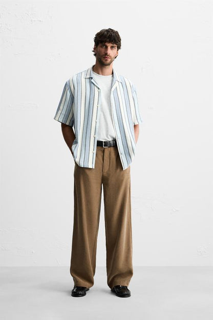 CAMISA COM TEXTURA LISTRADA