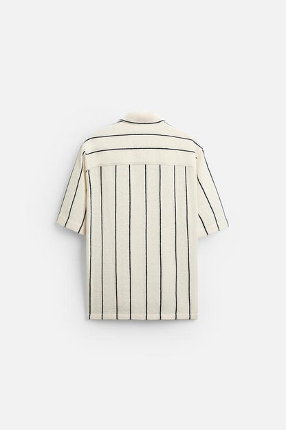 CAMISA COM TEXTURA LISTRADA