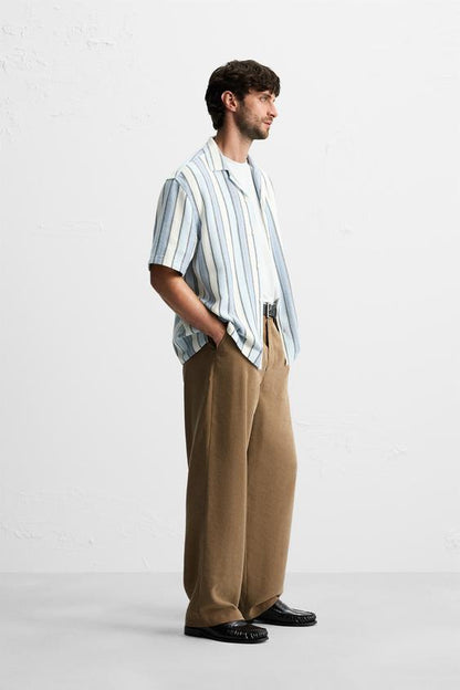 CAMISA COM TEXTURA LISTRADA