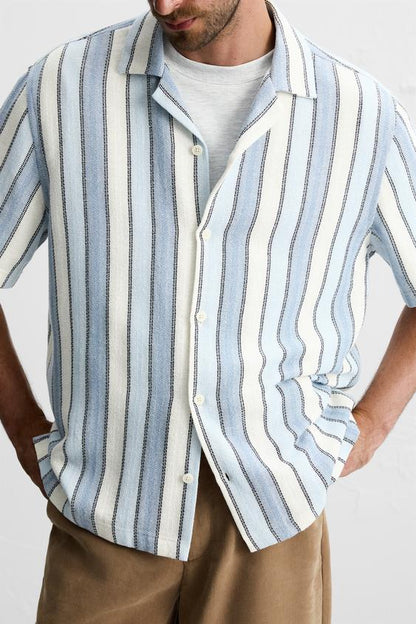 CAMISA COM TEXTURA LISTRADA