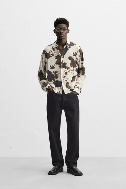 CAMISA COM ESTAMPADO ANIMAL PRINT
